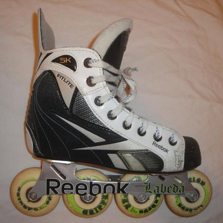 Reebok 5K FITLITE INLINE SKATE JUNIOR SIZE 4D LABEDA CHASSIS SOLD