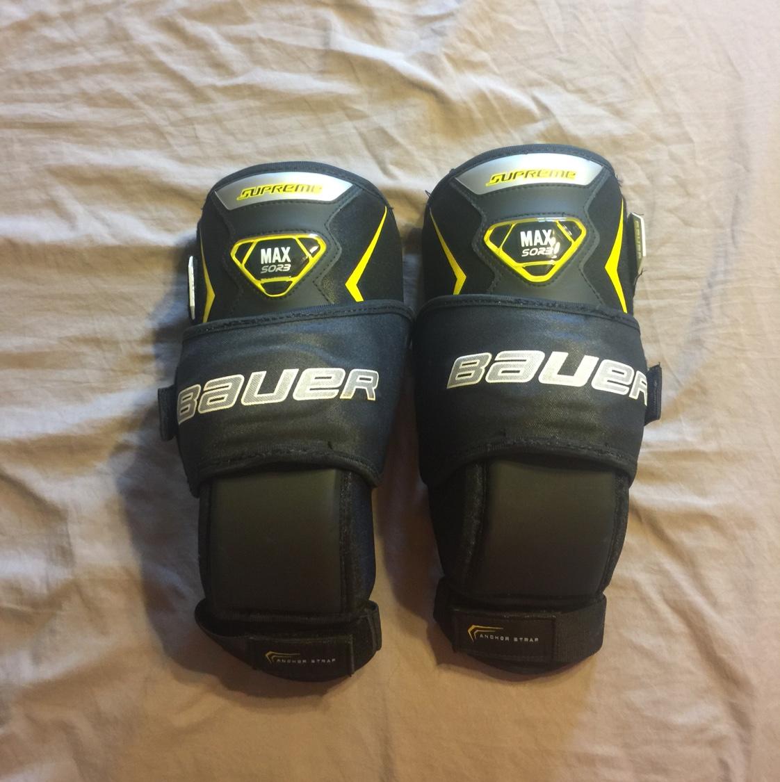 Bauer Supreme Hockey Goalie Knee Pads SR SidelineSwap
