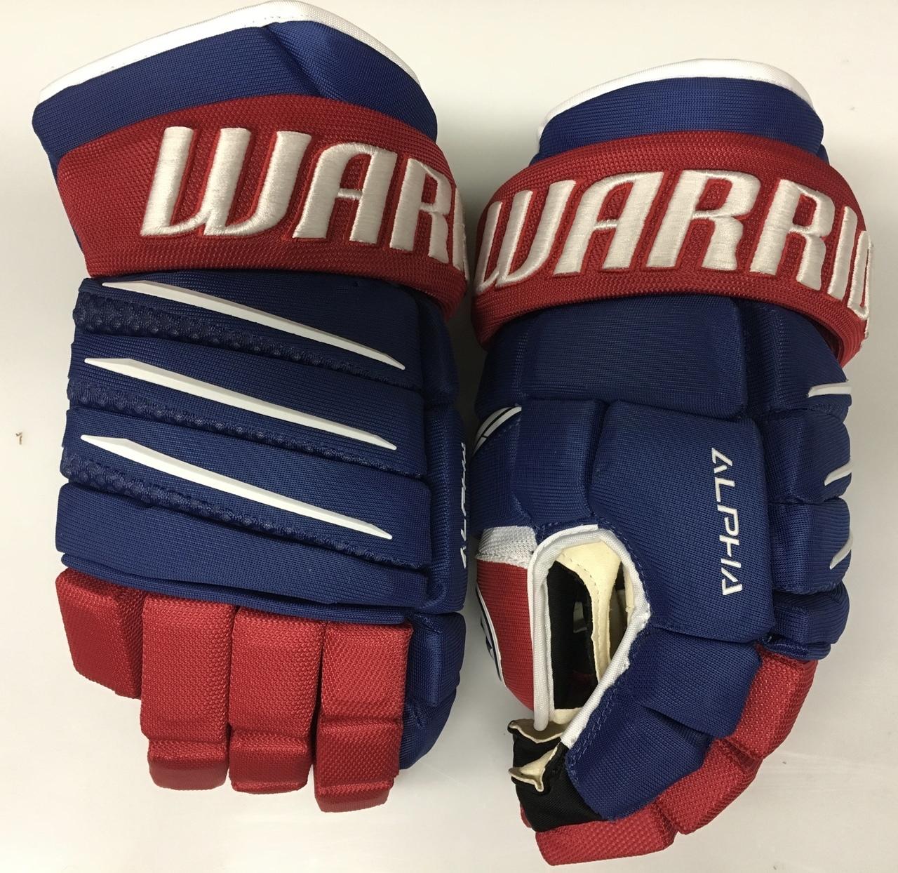 WARRIOR ALPHA QX PRO CUSTOM PRO STOCK HOCKEY GLOVES