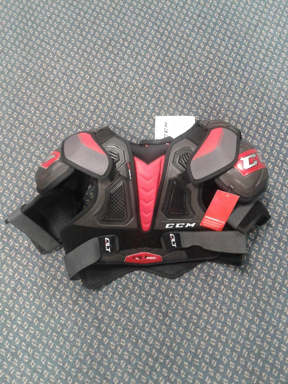 New CCM QLT 290 Shoulder Pads Senior SidelineSwap