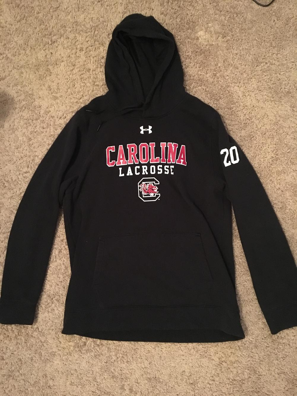 New South Carolina Lacrosse UA Hustle Fleece Hoodie SidelineSwap