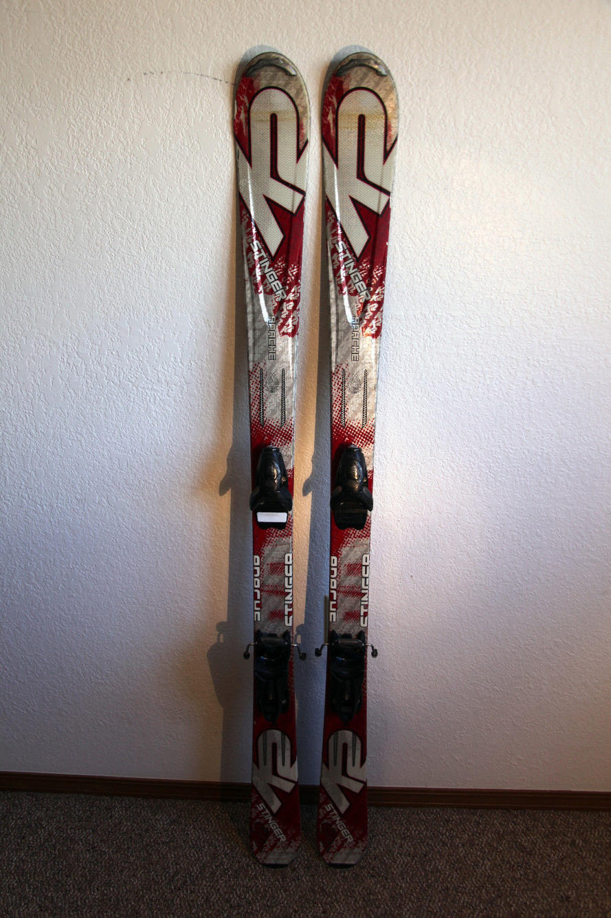 K2 Apache Stinger Downhill Skis 149 cm. FRESH TUNE FAST SHIPPING