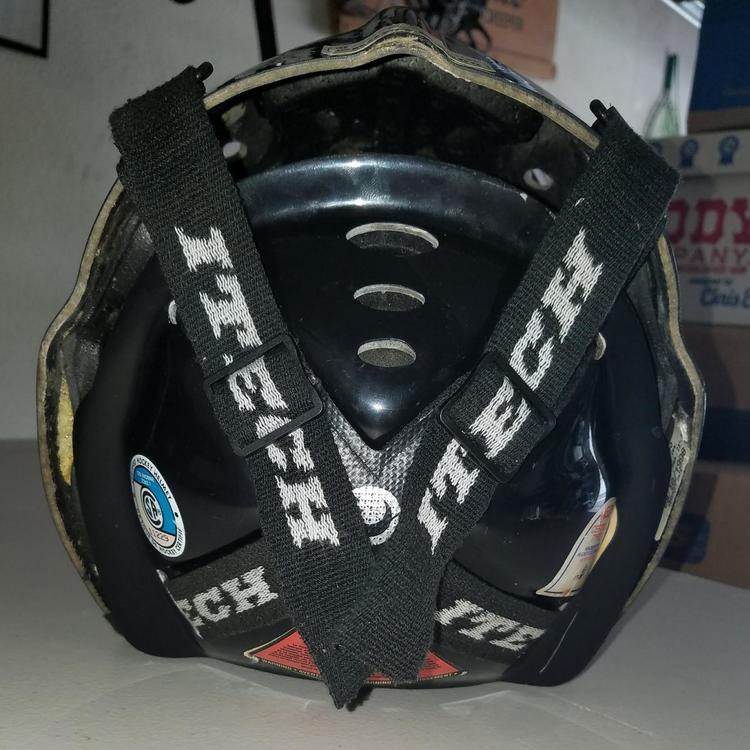 ITECH PROFILE 2000 GOALIE MASK HELMET SENIOR LARGE L ADULT BLACK ICE SOLD Hockey Goalie