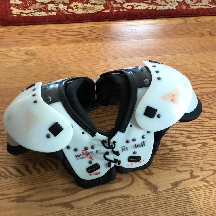 Riddell Warrior II Weight 130 Football Shoulder Pads SidelineSwap