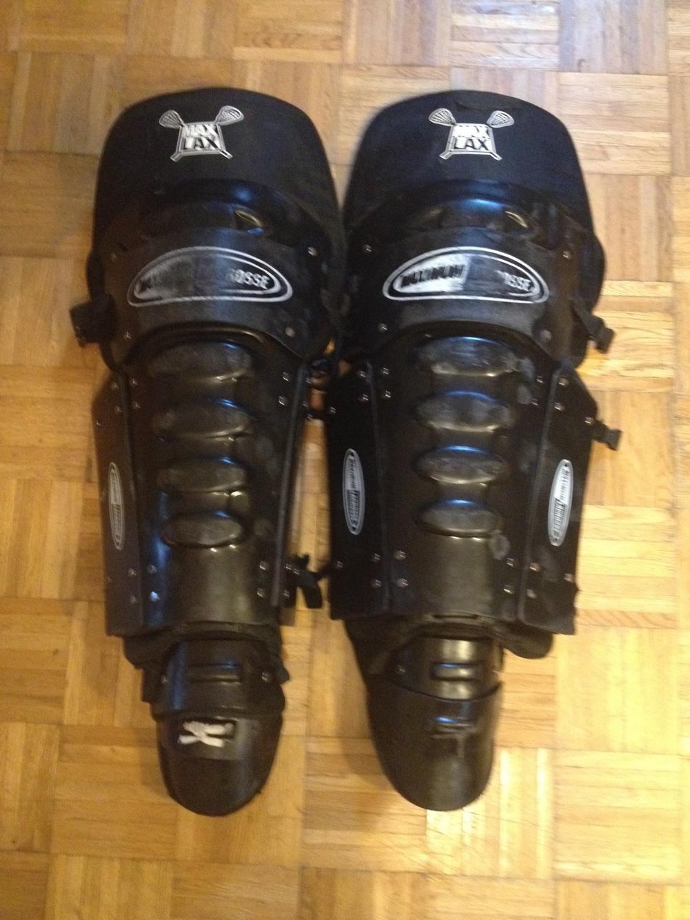 "Used" 20" Max Lax Box Lacrosse Shinguards (Laxn16) SidelineSwap