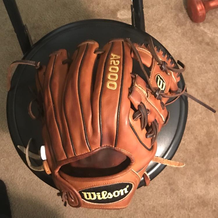 wilson a2000 saddle tan