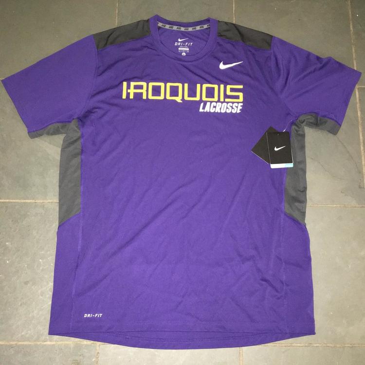 Nike NEW RARE IROQUOIS NATIONALS PErformance DRI FIT Shirt LARGE SOLD