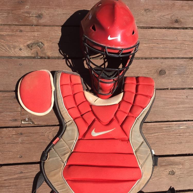 Nike Adult Catchers Gear Open To Offers SOLD Baseball Catcher's Protection SidelineSwap