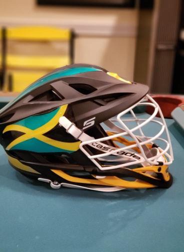 Cascade Jamaican National Team Helmet | SOLD | Lacrosse