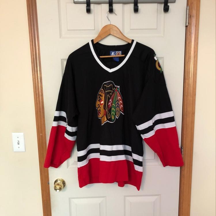 Chicago Blackhawks Starter Jersey SOLD Hockey Jerseys SidelineSwap