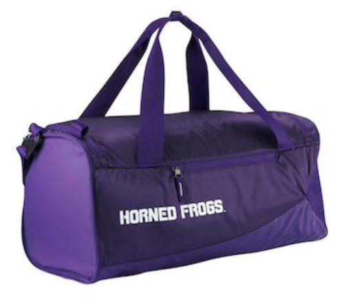 Nike Tcu Horned Frogs Sideline Vapor Air Max Duffel Bag Ba5298 568 Purple Texas