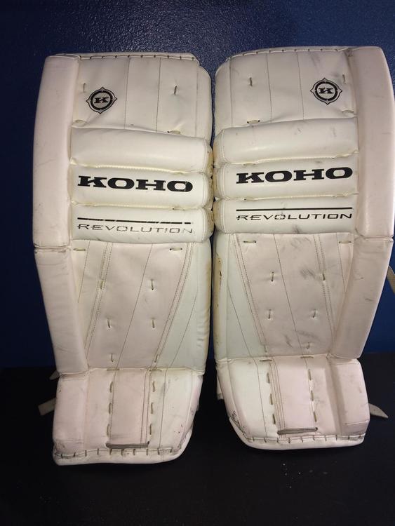 koho 587 leg pads SOLD Hockey Goalie Leg Pads SidelineSwap