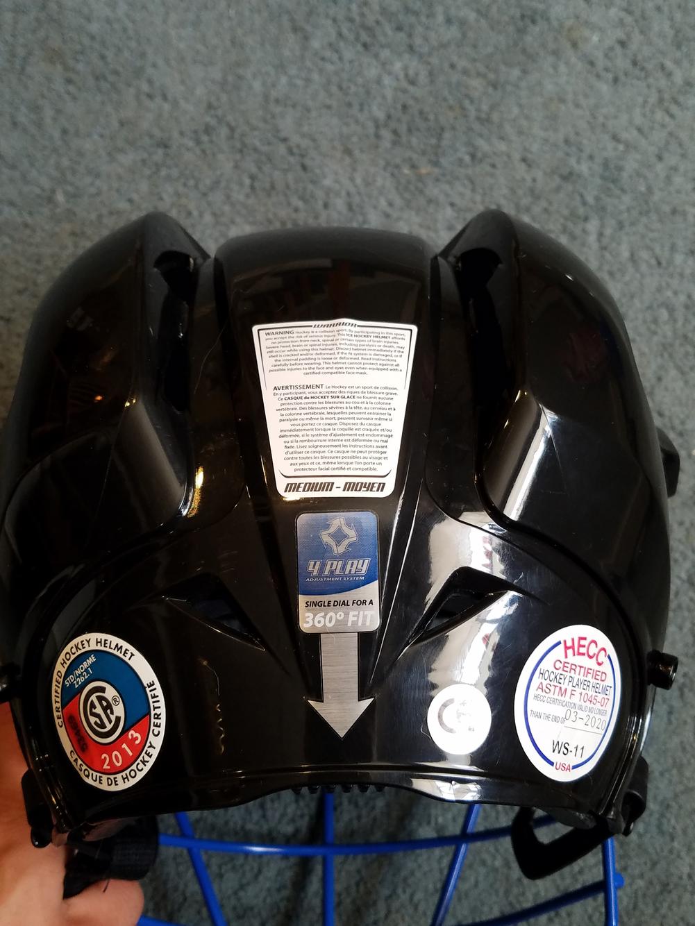 BN Warrior Krown LTE Box Helmet with Gait G7 Pro Cage SidelineSwap