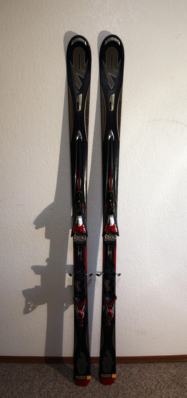 K2 Apache Crossfire Downhill Skis 181 cm. Marker Mod 12.0 Bindings NICE! SidelineSwap