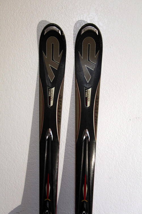 K2 Apache Crossfire Downhill 181 cm. Marker Mod 12.0 Bindings NICE! SOLD Skiing Skis