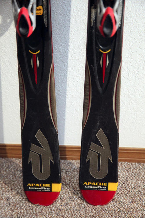 K2 Apache Crossfire Downhill 181 cm. Marker Mod 12.0 Bindings NICE! SOLD Skiing Skis