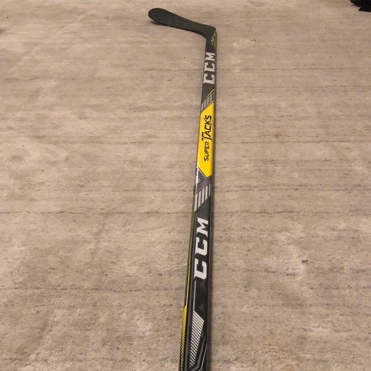 CCM Super Tacks Stick, Crosby Curve, 85 Flex EXPIRED Hockey Sticks