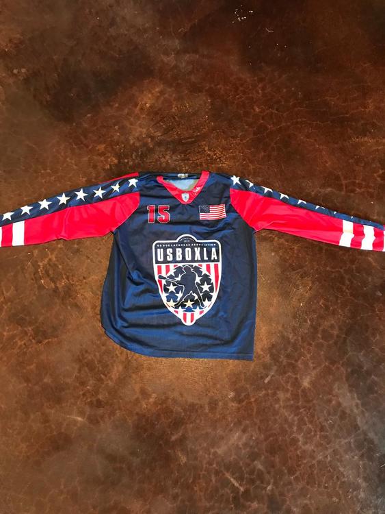 Rude Brand USBOXLA Revoskin Box Jersey SizeXL SOLD Lacrosse
