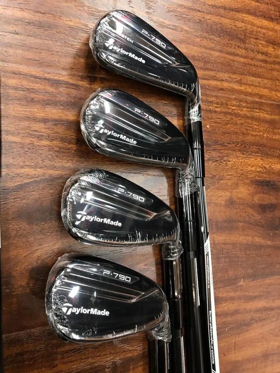 TaylorMade New P790 BLACK Iron Set 4PW w/ Dynamic Gold 105 S300 Shafts