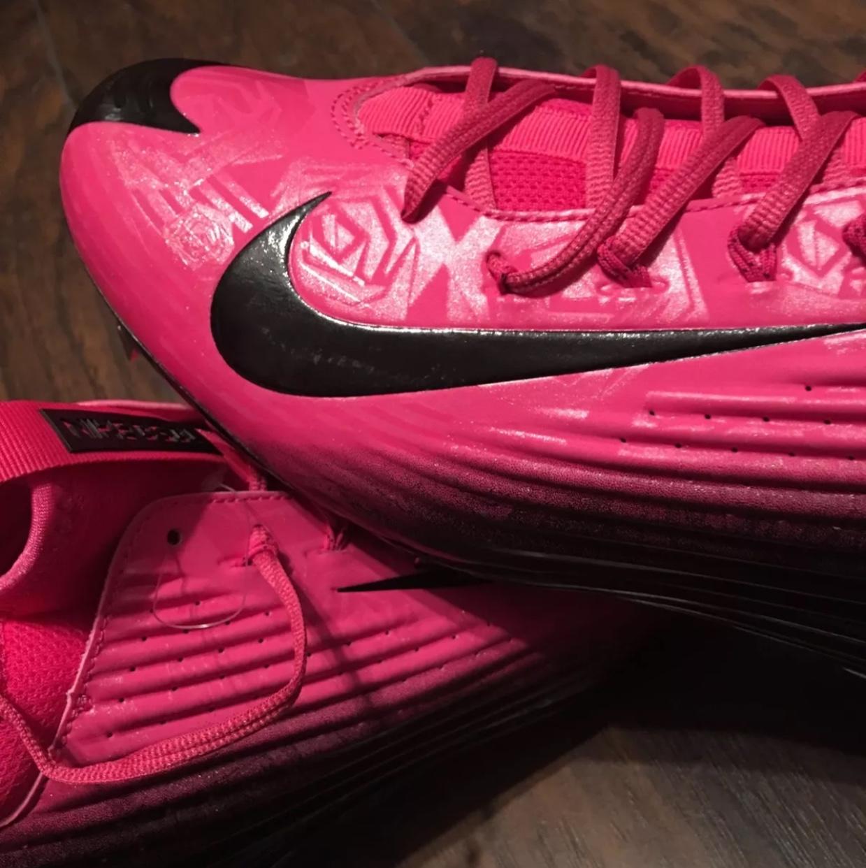 Nike Lunar Vapor Mike Trout Mothers Day Pink Metal Baseball Cleats BCA