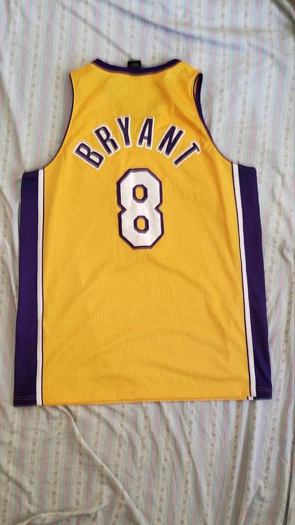 kobe bryant authentic jersey number 8
