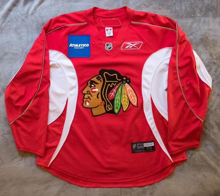 chicago blackhawks practice jersey