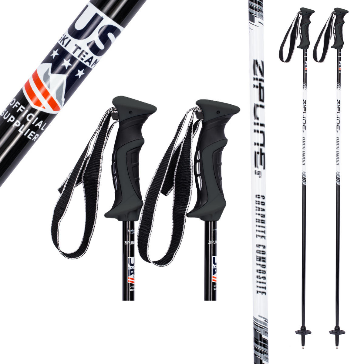 lollipop 14.0 graphite composite ski poles