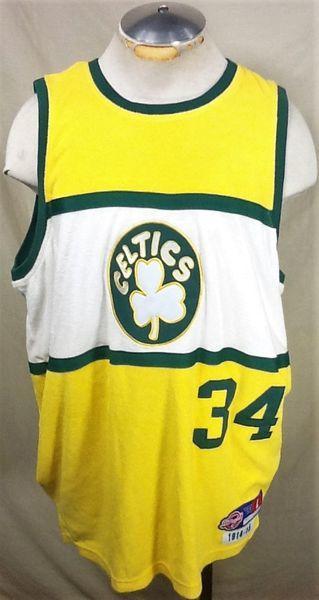 celtics yellow and green jersey