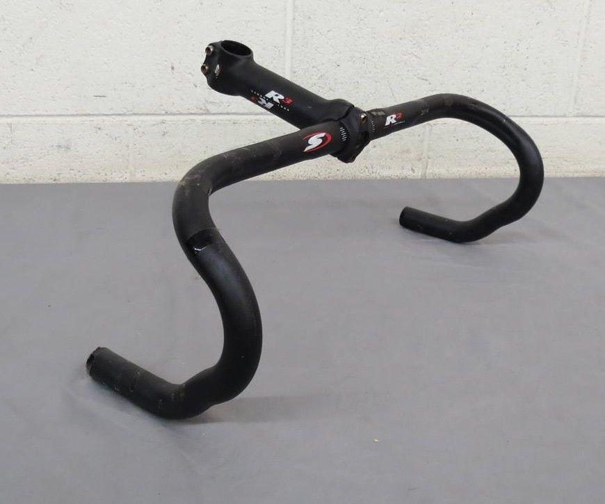 Syncros R2 Anatomic 6061 Aluminum 45cm Drop Handlebars & 135mm R3