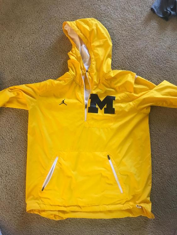 michigan jordan windbreaker