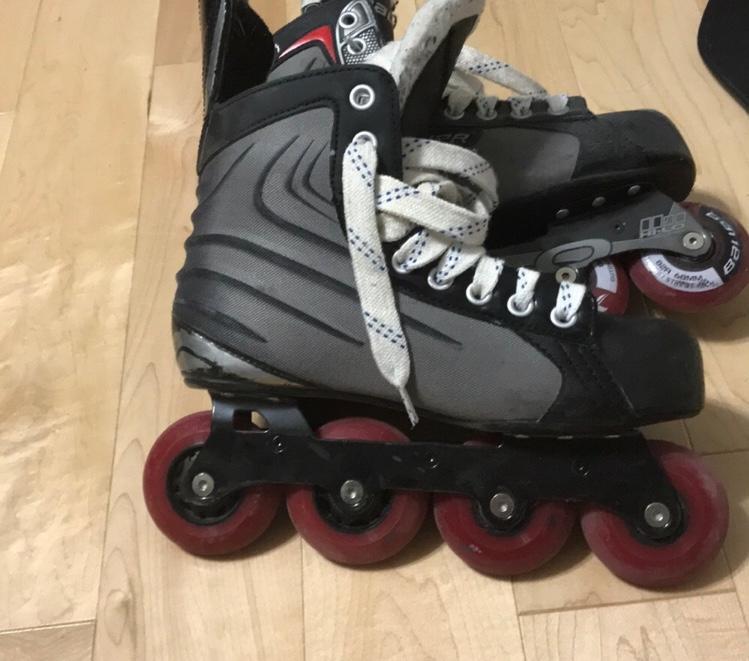 Bauer Vapor Roller Blades SOLD Hockey Goalie Skates SidelineSwap