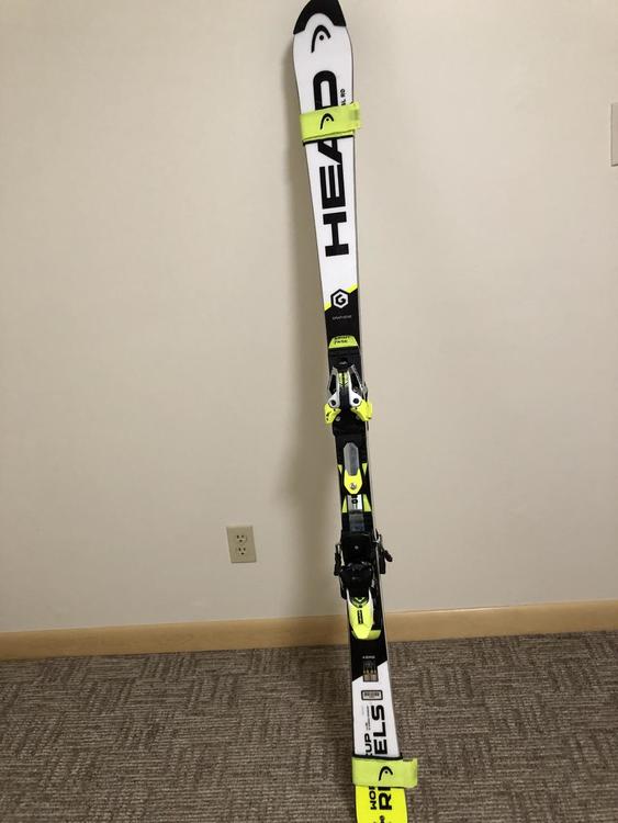 HEAD SLALOM (SL) 165cm WORLDCUP REBELS RD with Race Freeflex OVO 16x RD