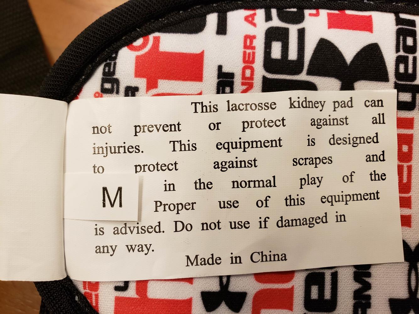 UA Under Armour Spectre Box Kidney Pads / Rib Guards NEW SidelineSwap