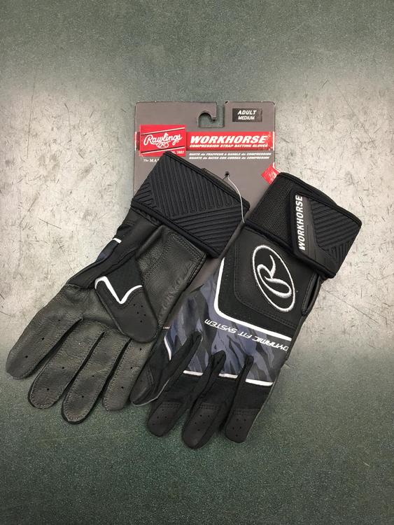 rawlings batting gloves with compression strap