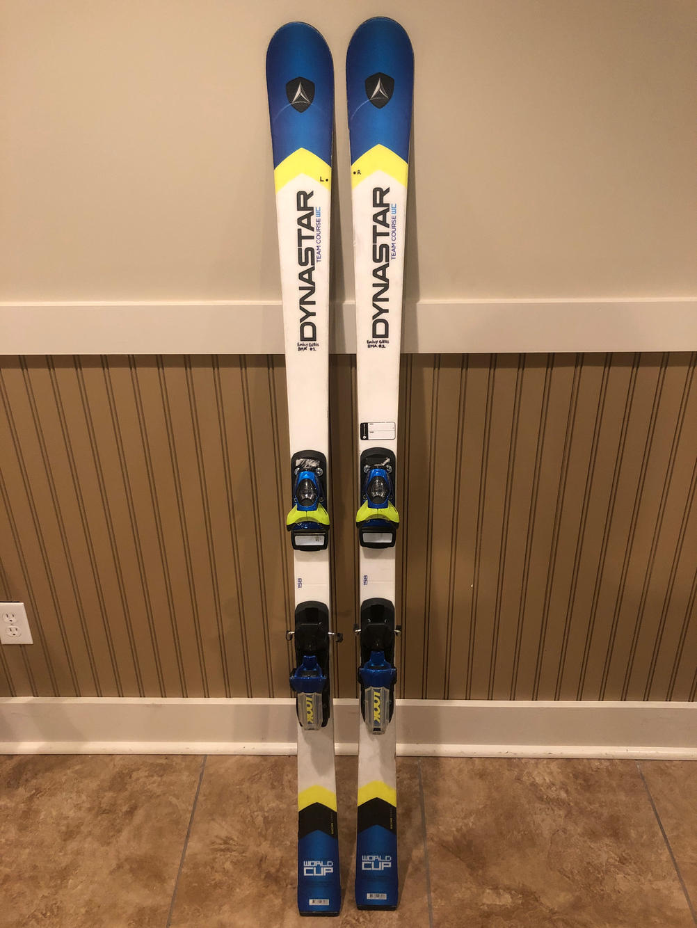 Dynastar 158cm 18m GS Skis With PX 10 Bindings SidelineSwap