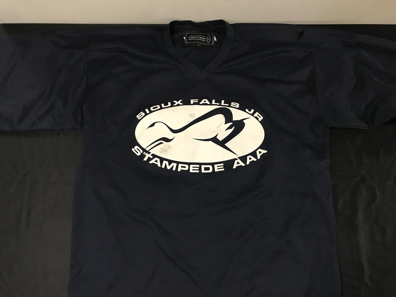 Navy Sioux Falls Stampede Practice Jersey Large 44 SidelineSwap