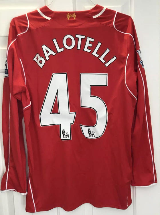 balotelli liverpool jersey