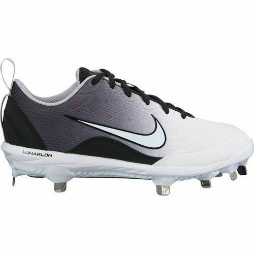 white nike softball metal cleats