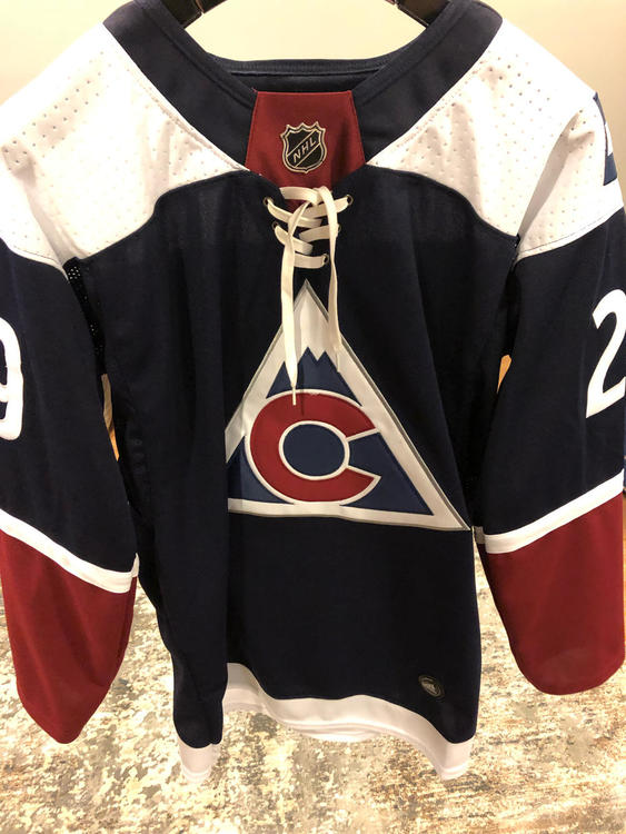 Adidas NATHAN MacKINNON 29 Colorado Avalanche Alternate Replica Jersey