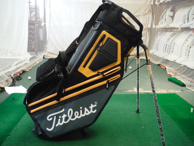 New Leist Players 14 Stand Bag Black Charcoal Orange New Leist Players 14 Stand Bag Black Charcoal Orange