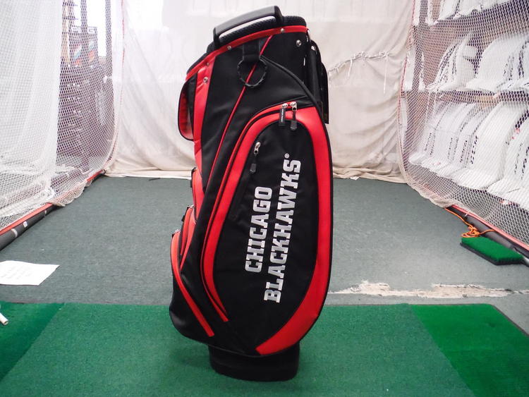 New Team Golf Chicago Blackhawks Victory Cart Bag New Team Golf Chicago Blackhawks Victory Cart Bag