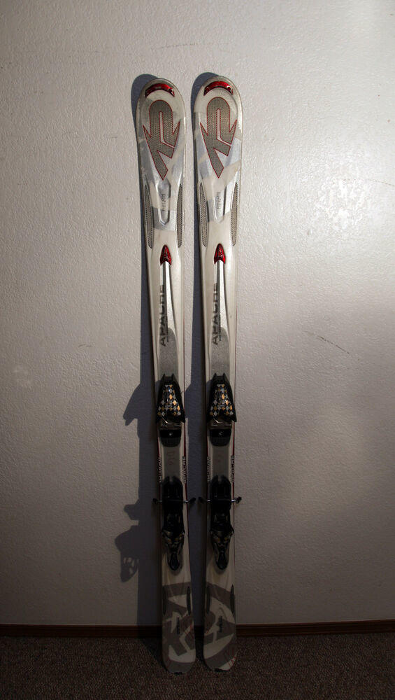 K2 Apache Recon Downhill Skis 167 cm. Marker 12.0 Free Bindings BENT
