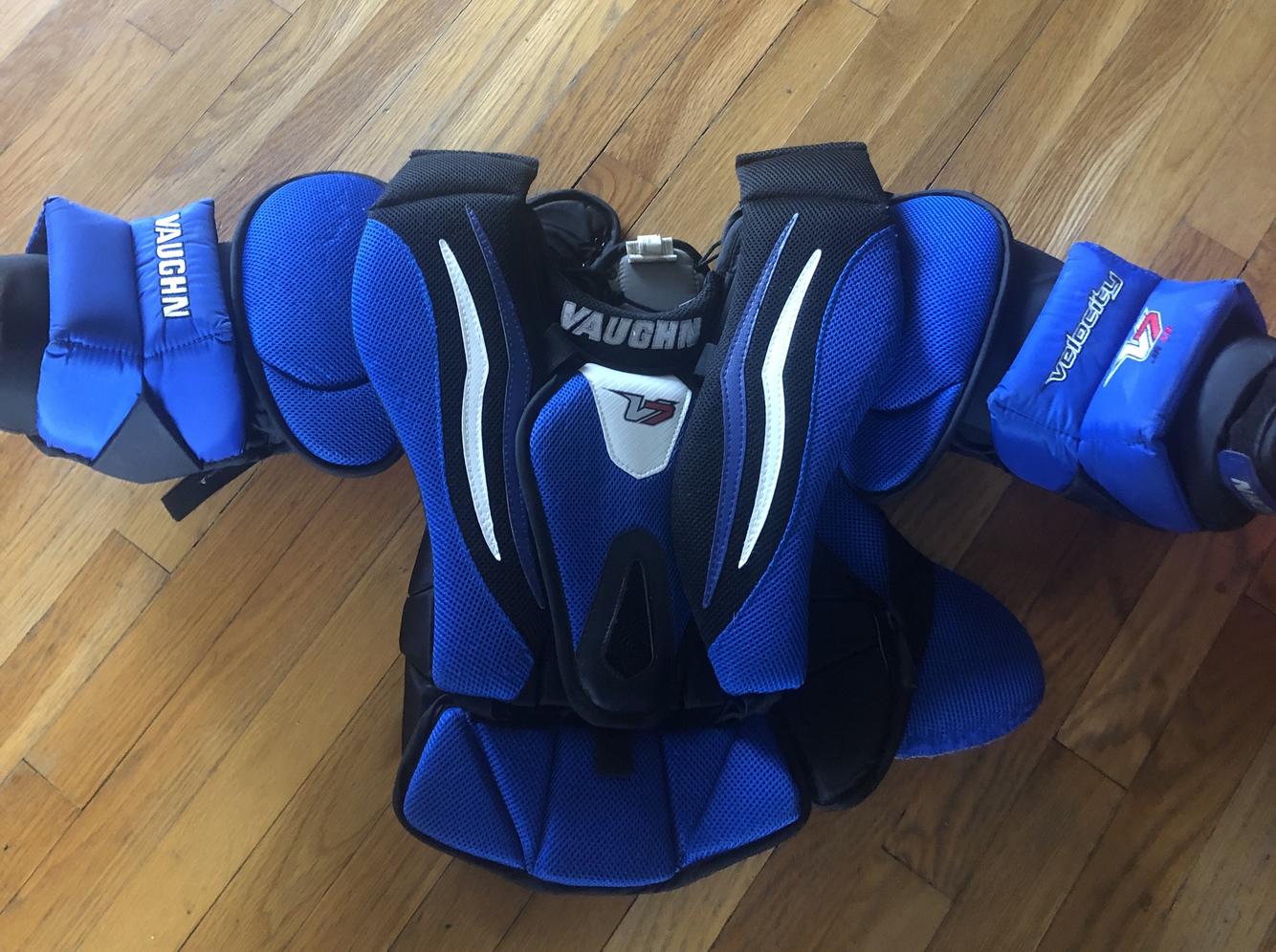 Vaughn Velocity V7 XF Pro Carbon Chest and Arm Protector Goalie Chest