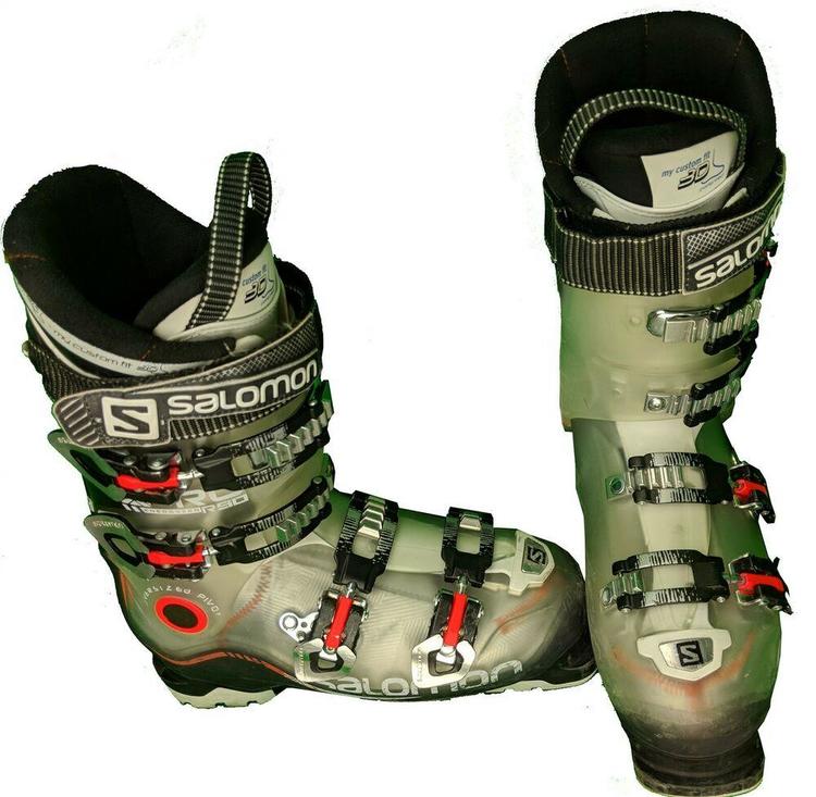 Used Ski Boots >> Salomon X Pro Energyzer R90 Ski Boots Mondo 26 5 Blk Gray Red Used Used Ski Boots >> Salomon X Pro Energyzer R90 Ski Boots Mondo 26 5 Blk Gray Red Used