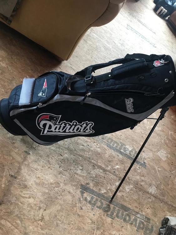 Patriots Golf Bag Signed By The Championship Team
