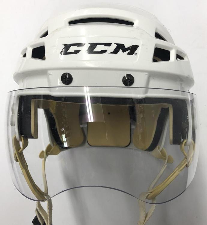 CCM VECTOR V08 PRO STOCK HELMET VISOR SMALL WHITE (4520) Hockey Helmets
