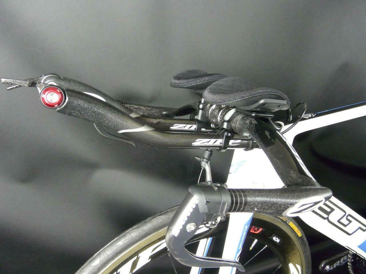 2013 Felt DA2 Carbon Triathlon Bike ZIPP 650C Wheels SRAM Red 10Speed Size 47cm SidelineSwap