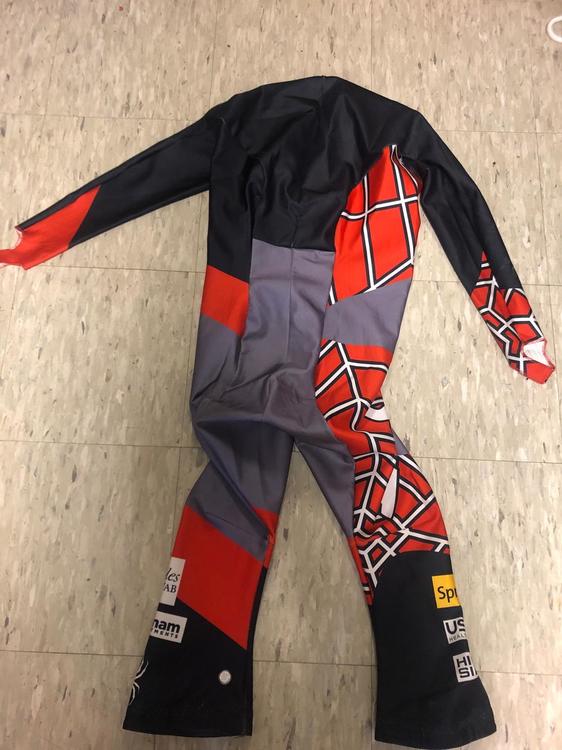 Spyder Andrew Weibrecht’s Downhill Suit Double Zip Worn Twice Skiing