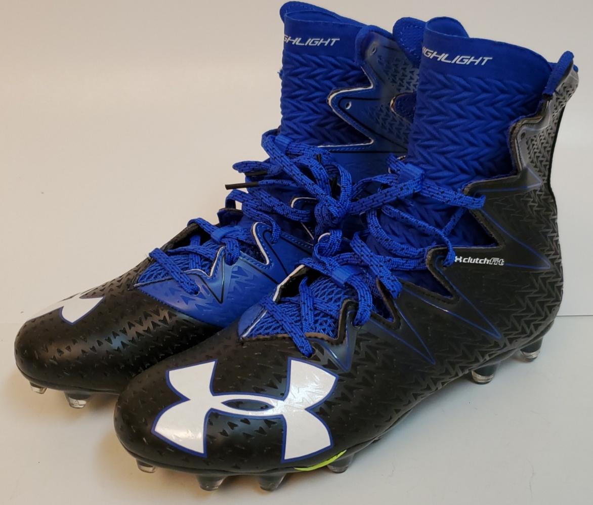 gold under armour highlight cleats