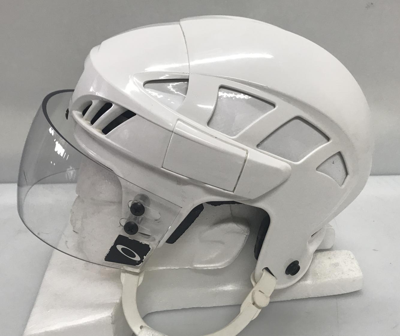 Reebok 8K Pro Stock Hockey Helmet Visor Combo Medium White 9666